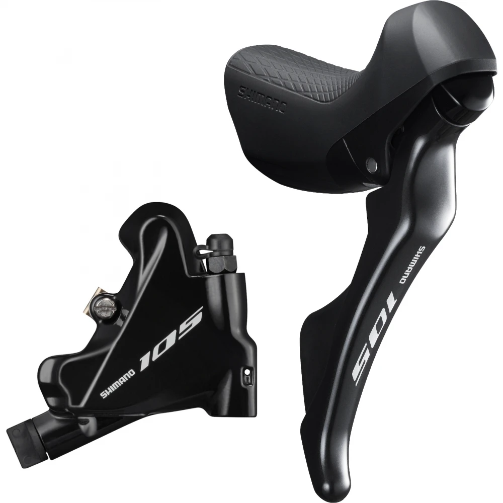 Shimano 105 ST-R7020/BR-R7070 11 Fach Schalthebel/Scheibenbremse Silky Black Hinten 1 Shimano 105 ST-R7020/BR-R7070 11 Fach Schalthebel/Scheibenbremse Silky Black Hinten