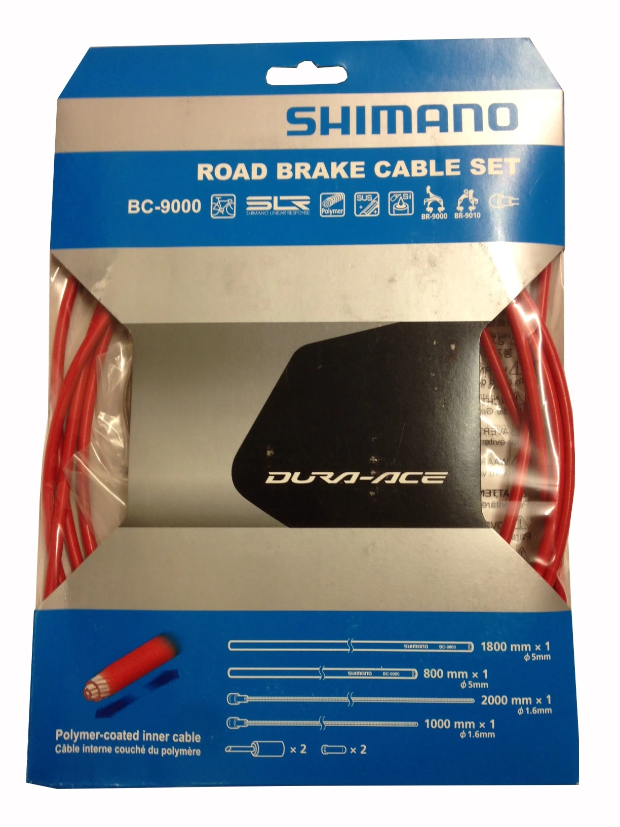 Shimano Dura Ace 9000 Bremszug-Set rot Road Shimano Dura Ace 9000 Bremszug-Set Rot Road -Shimano-Shop shimano 9000 bremszug set