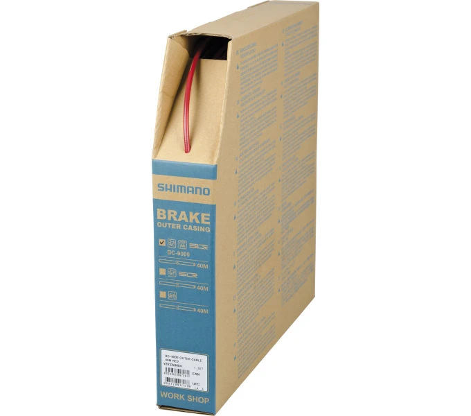 Shimano Dura Ace BC-9000 5mm X 40m Rot Bremszugaussenhülle 1 Shimano Dura Ace BC-9000 5mm X 40m Rot Bremszugaussenhülle