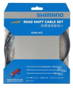 Shimano Dura Ace 9000 Schaltzug-Set Grau Road