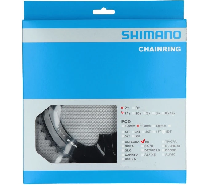 Shimano 105 FC-R7000 50 Zähne Schwarz Kettenblatt 1 Shimano 105 FC-R7000 50 Zähne Schwarz Kettenblatt