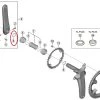 Shimano Dura Ace FC-R9200/Ultegra FC-R8100 Kurbel O-Ring