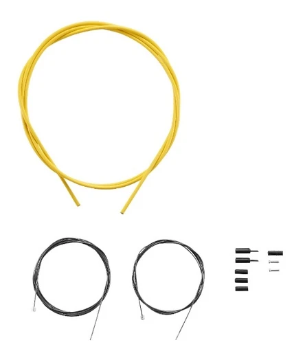 Shimano Road Shift Optislick Schaltzug-Set Gelb 2 Shimano Road Shift Optislick Schaltzug-Set Gelb – Bild 2