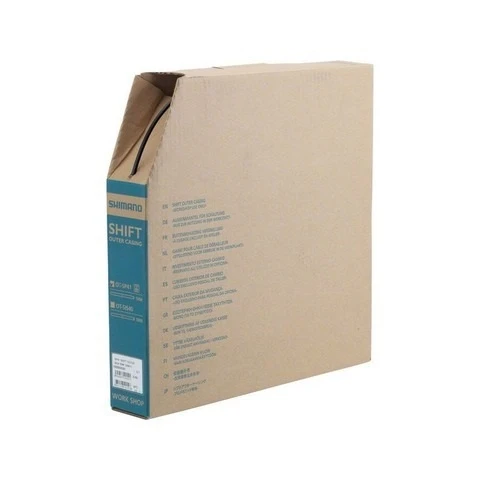 Shimano SIS SP41 4mm X 50m Schaltzugaussenhülle - Box Schwarz 1 Shimano SIS SP41 4mm X 50m Schaltzugaussenhülle - Box Schwarz