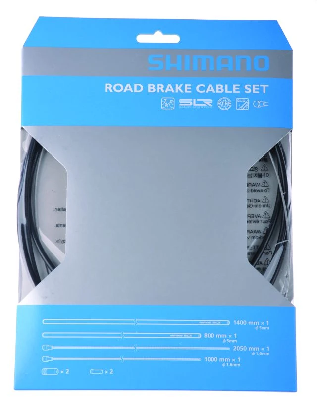 Shimano Bremszug-Set Schwarz Road 1 Shimano Bremszug-Set Schwarz Road