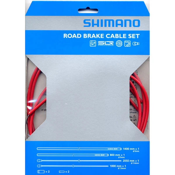 Shimano Bremszug-Set Rot Road 1 Shimano Bremszug-Set Rot Road